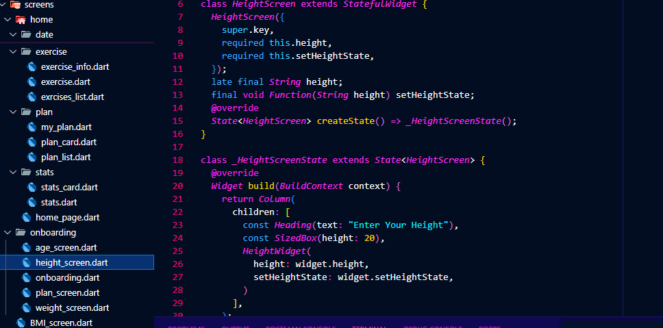 Flutter Practice Project